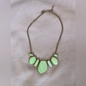 Charming Charlie green necklace